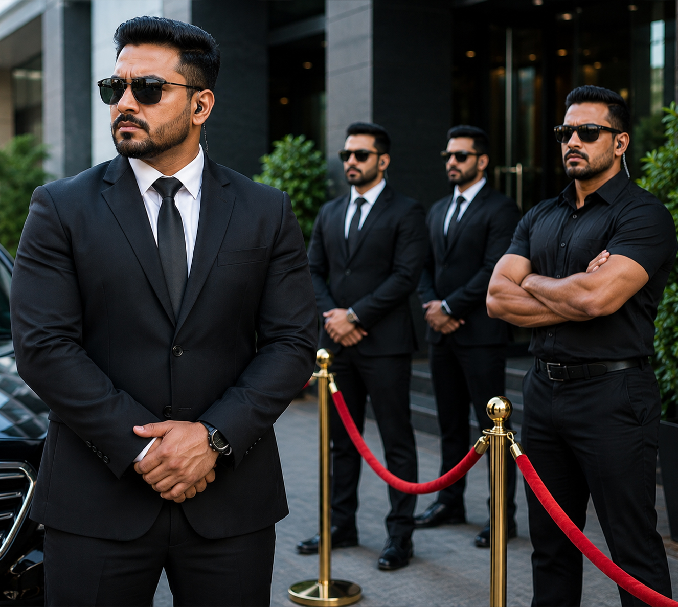 Bouncer and bodyguard security services