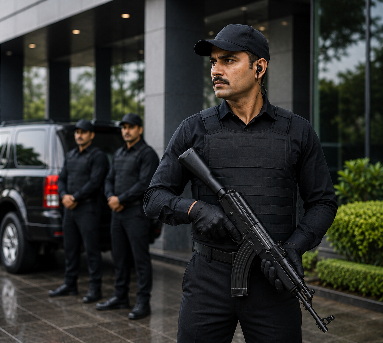 Professional gunman security services