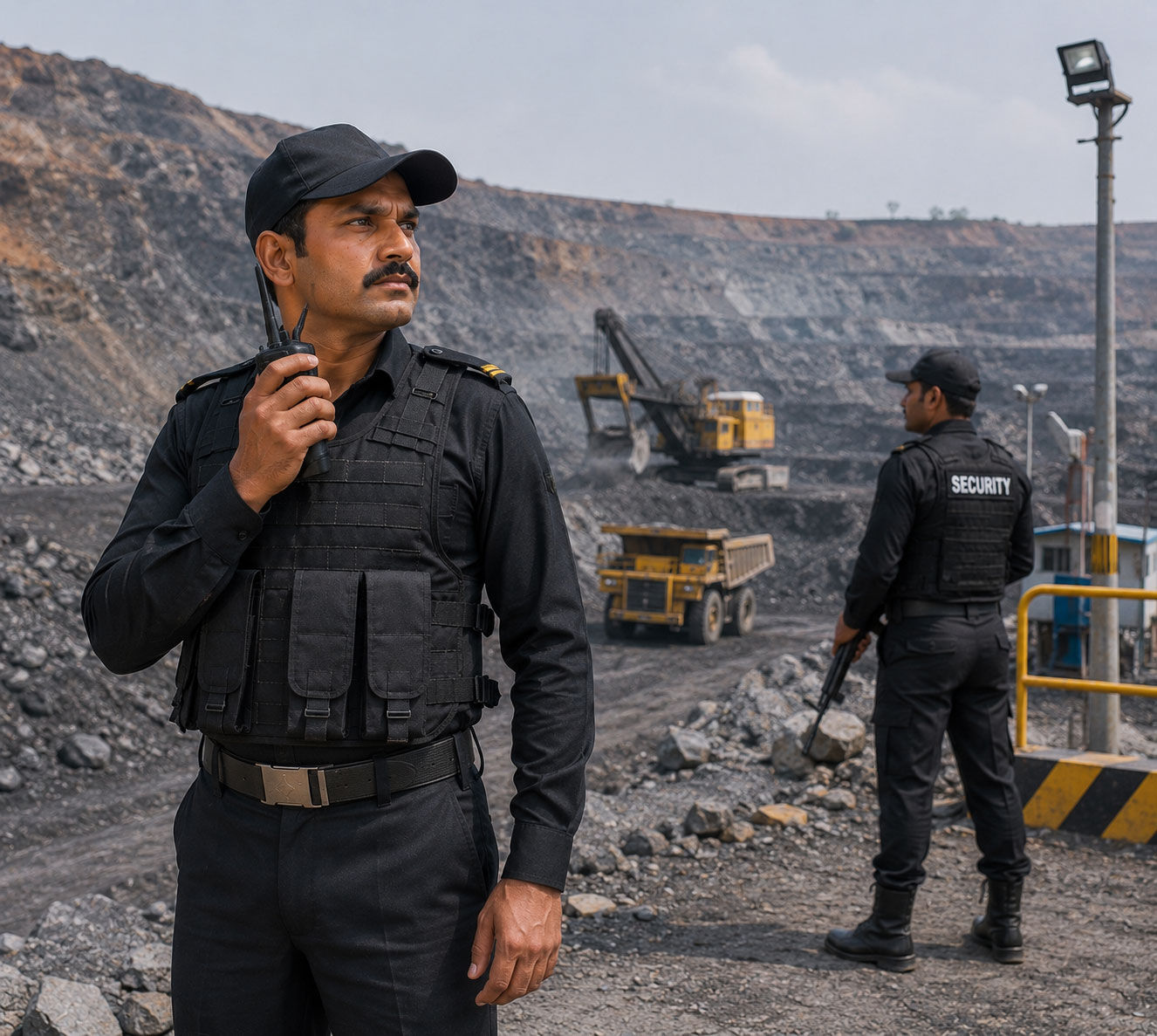 Professional mines security services in Gujarat for mining sites and operational facilities